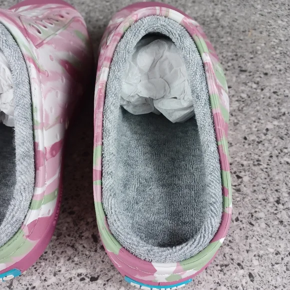 NATIVE Shoes Pink Kids Toddler Jefferson French Terry Slip-On Shoes - Picture 7 of 11